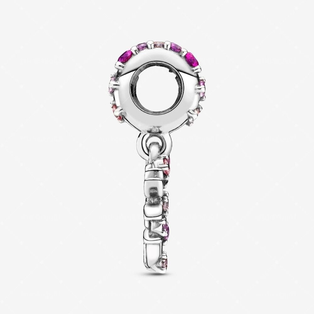 Pandora Pink Heart Family Tree Dangle Charm